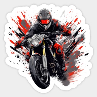 Biker Motorcycle Sticker